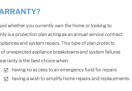 home warranty montcalm